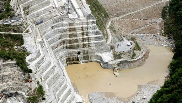 Panorámica de la represa de hidroituango en Ituango, Colombia. (Foto: EFE)