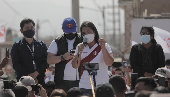 La candidata Keiko Fujimori indicó que esperará la decisión del juez. (Foto: Leandro Britto / @photo.gec)