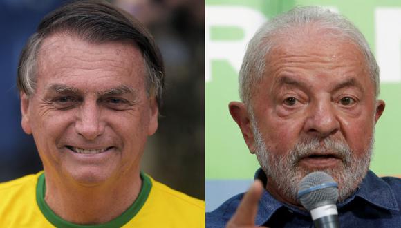 En un principio, Bolsonaro (izquierda) inició el escrutinio con más de siete puntos de ventaja, pero con el transcurso del conteo se fue reduciendo. (Fotos: AFP)
