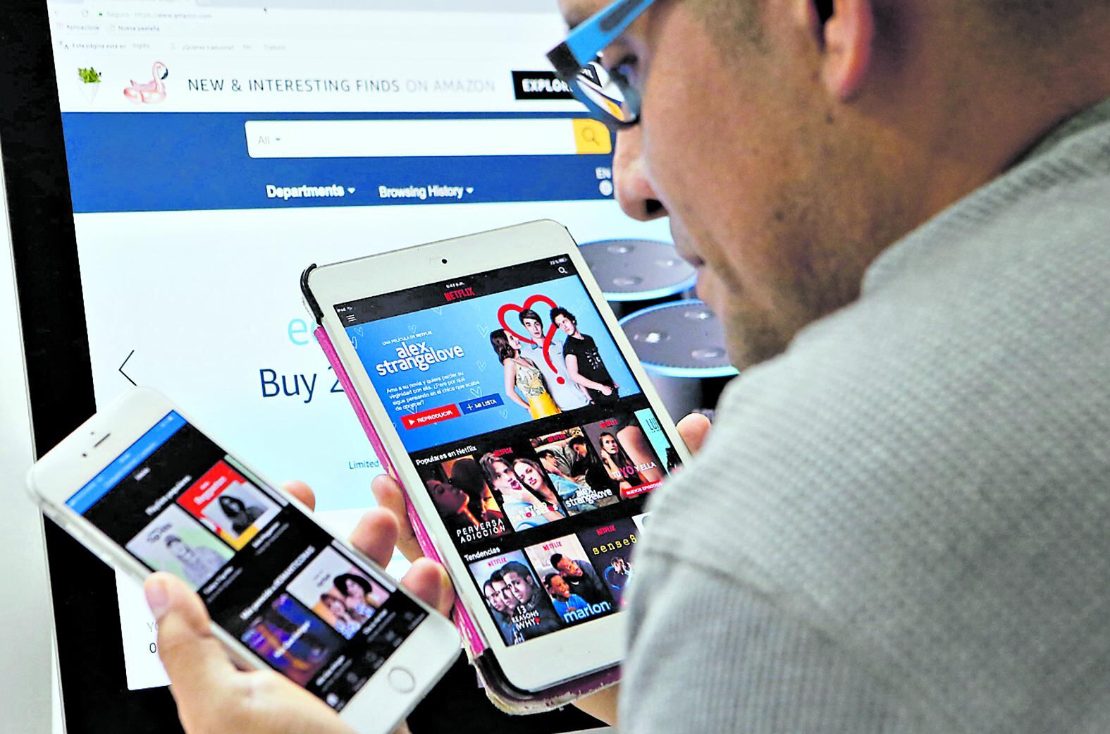 Netflix. Aplicación tiene una penetración a nivel nacional en las zonas urbanas del 38%.  (Foto: Manuel Melgar)