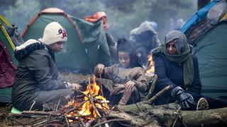 Migrantes en la frontera bielorruso-polaca; una crisis congelada