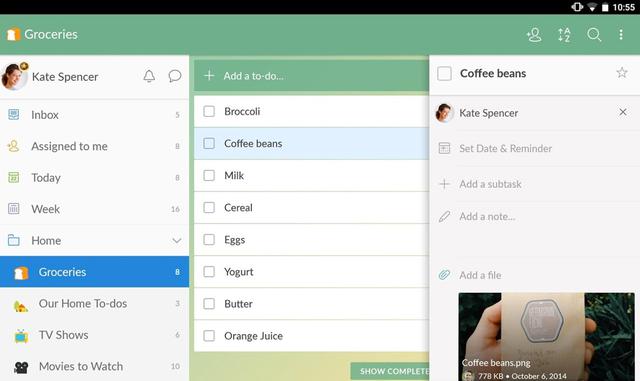 FOTO 7 | Esta app es muy útil para incrementar la productividad y mejorar la organización. Permite crear listas de tareas y organizarlas en función de su importancia.