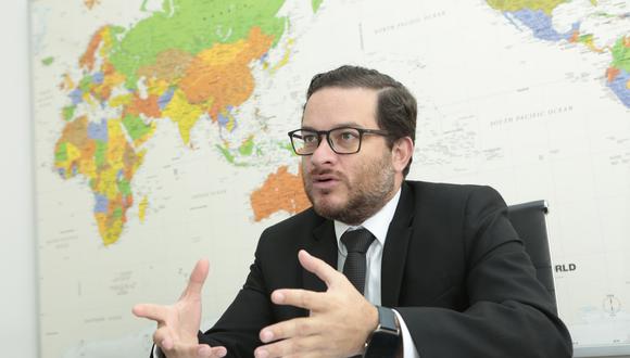 El ministro de Comercio Exterior y Turismo, Edgar Vásquez. (Foto: GEC)