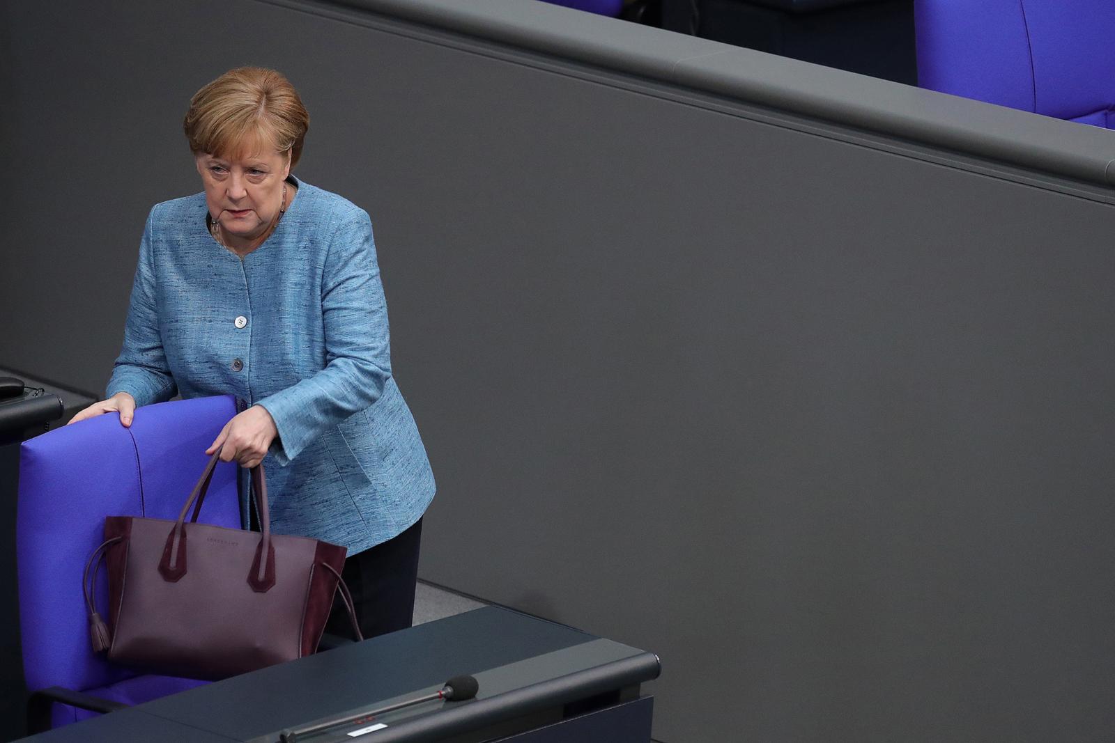 Angela Merkel. (Foto: Bloomberg).
