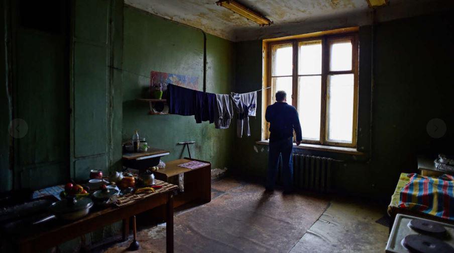 La 'kommunalka' de San Petersburgo de la que sus inquilinos sueñan con irse. (Foto AFP).