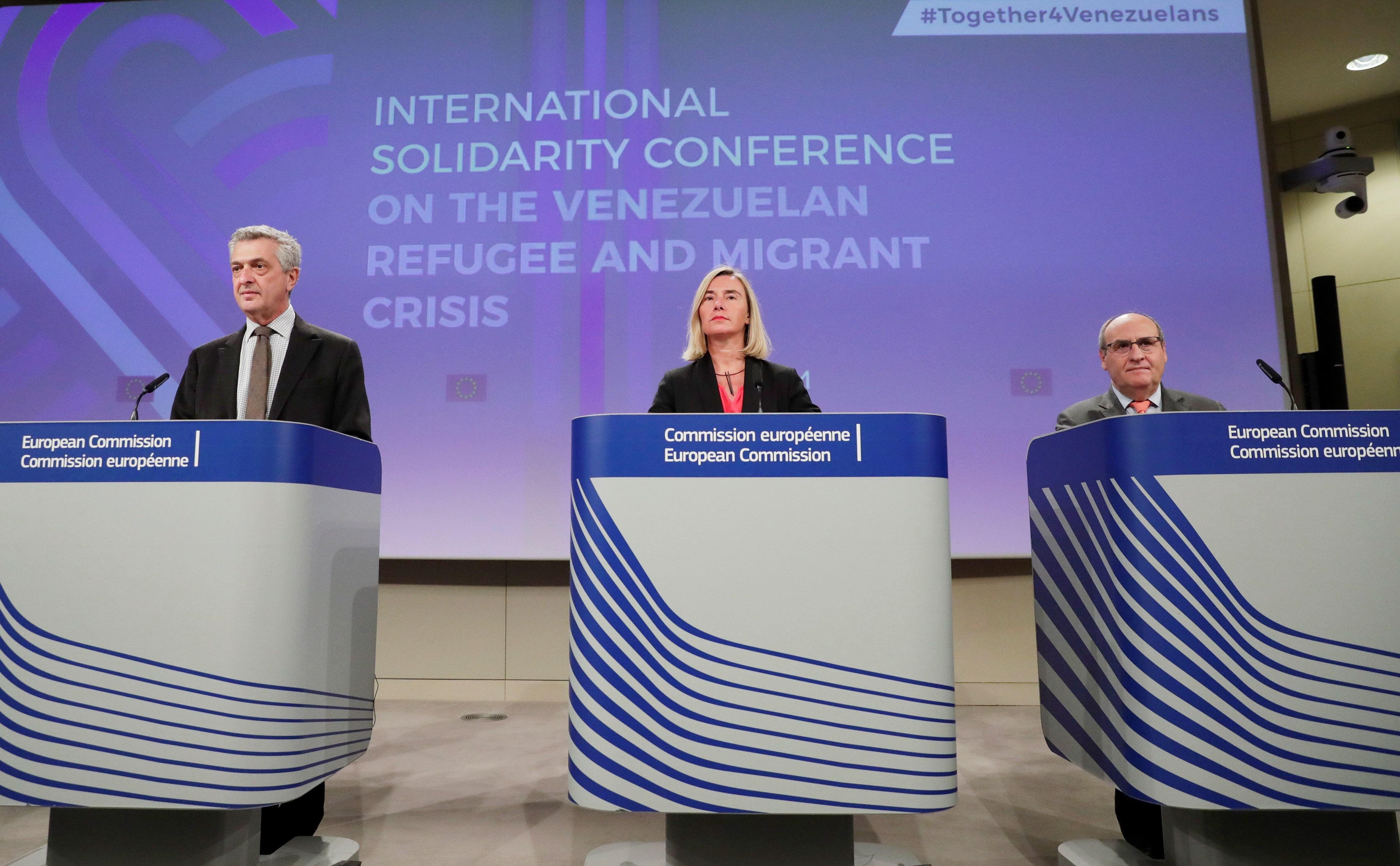 “Es la mejor inversión que podemos hacer”, dijo a la prensa Federica Mogherini, responsable de política exterior de la Unión Europea. (Foto: EFE)