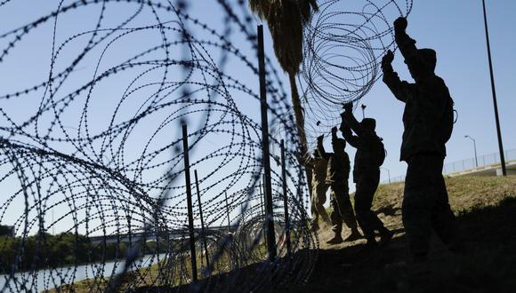 Militares en frontera de México. (Foto: AP)