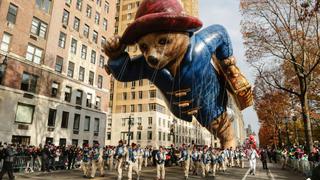 Oso Paddington de Perú desfiló en Día de Acción de Gracias en Nueva York