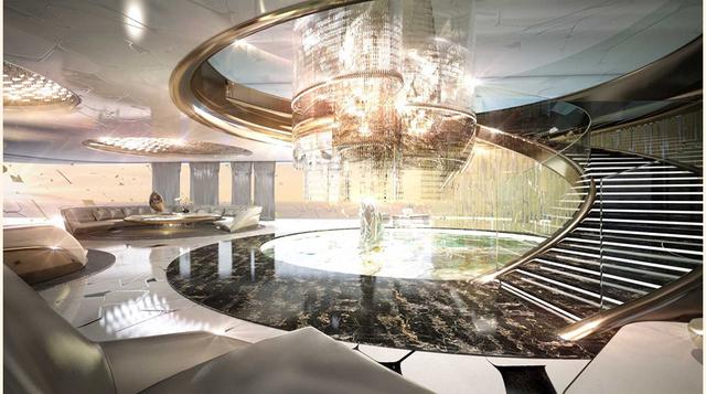 Todas las suites VIP cuentan con balcones privados, jardines bajo techo con estanques y majestuosas chimeneas. (Foto: megarricos)