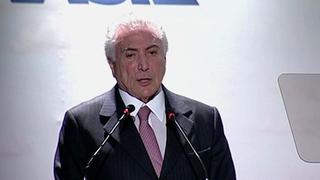 Temer dice que respetará la decisión de diputados sobre denuncia