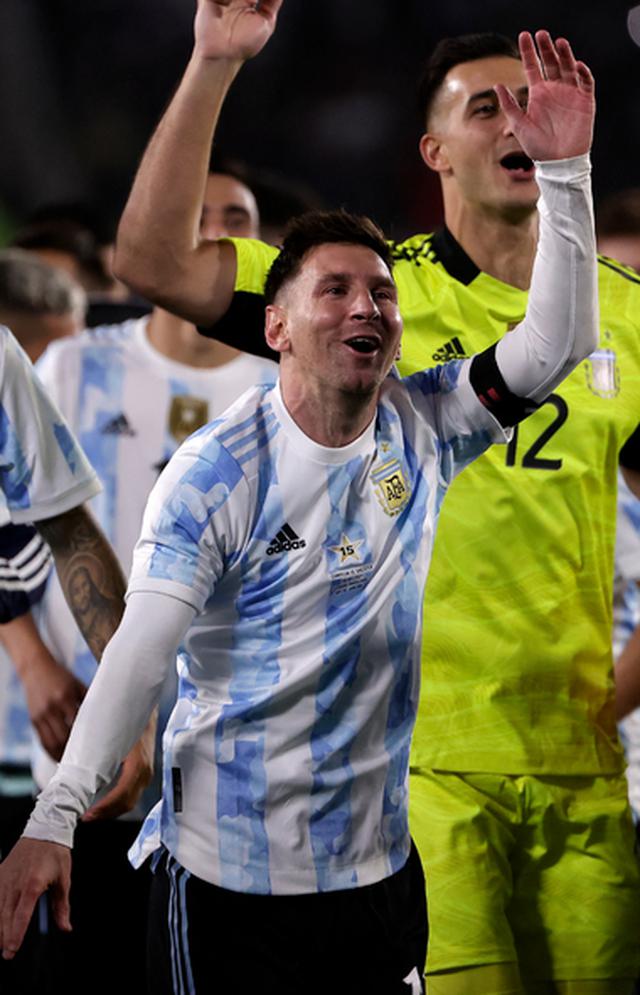 La Selección Argentina está valorizada en 645, 20 millones de euros y es la séptima selección más cara de cara al Mundial de Qatar 2022. (Foto: Juan Ignacio RONCORONI / POOL / AFP).