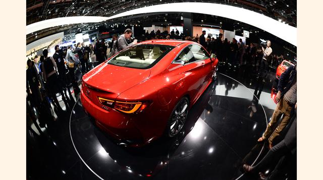 El Q60 de Infiniti también se dio a conocer durante la presentación a la prensa en el 2016 North American International Auto Show en Detroit, Michigan, el 11 de enero del 2016. (Foto: AFP)