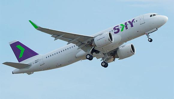 En 3 años, Sky Airline apunta a contar con un 15% de 'market share'. (Foto: Difusión)