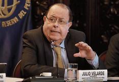 Julio Velarde: inversión privada será negativa en el 2022, si se deja de lado a la minería