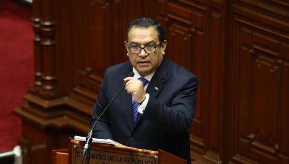 Tras incidentes protagonizados por legisladores de izquierda, Alberto Otárola se presenta ante el pleno del Congreso.