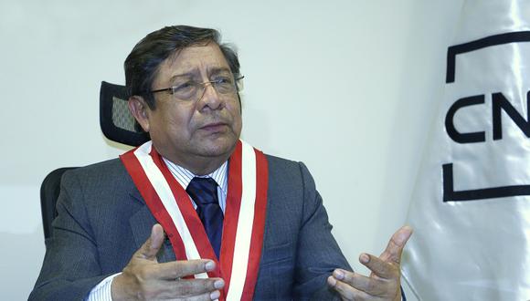 Orlando Velásquez, presidente del Consejo Nacional de la Magistratura. (Foto: Difusión)