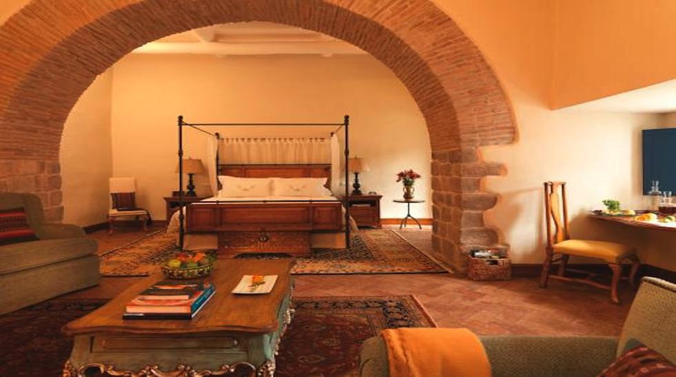 1. Belmond Palacio Nazarenas Cuzco, Perú. &quot;Absolutamente el mejor. Las habitaciones están muy bien arregladas, con detalles extras elegantes y bien pensados, como jabones orgánicos frescos que colocaba un mayordomo”, señala un turista en el portal de