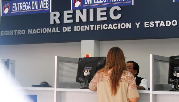 Servicios afectados por cambios a en la plataforma tecnológica del Reniec. (Foto archivo: GEC)