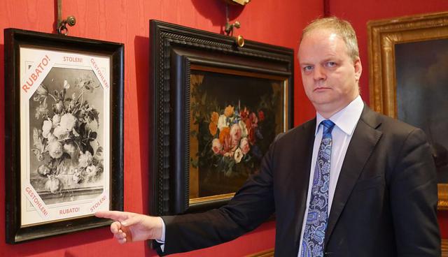 La copia tiene la mención de "robado" (en italiano, inglés y alemán). (Foto: AFP)