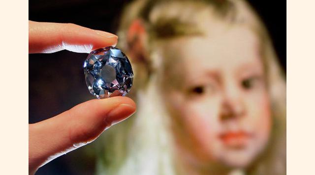 Diamante ‘Wittelsbach’. Es la joya más cara del mundo y pertenecía a Margarita Teresa, hija del Rey Felipe IV de España. En el 2008, un coleccionista la vendió en más de US$ 24 millones. (Foto: Mdzol)