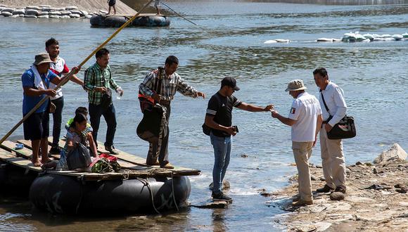 Migración en Honduras. (Foto: AFP)