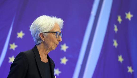 “El Consejo de Gobierno consideró apropiado dar un primer paso mayor en la normalización de su política monetaria”, manifestó Lagarde. (Foto: Bloomberg).