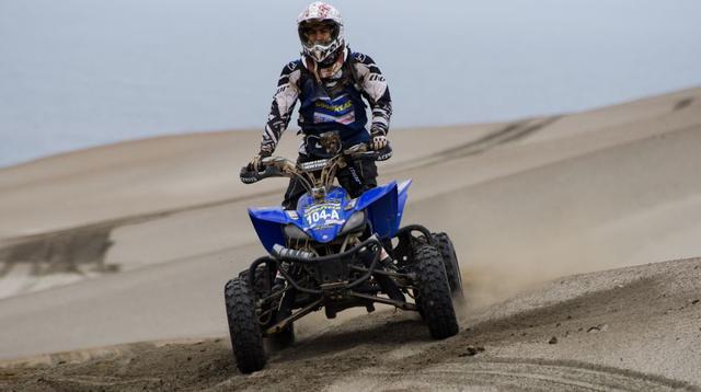 Christian Málaga en cuatrimoto en el rally Dakar 2013. (Foto: Difusión)