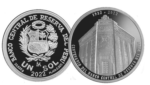 BCRP pone en circulación nueva moneda por sus 100 años de creación.
