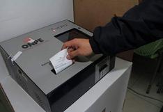 ONPE:  Más de 1.7 millones de electores utilizarán voto electrónico en elecciones del 2020