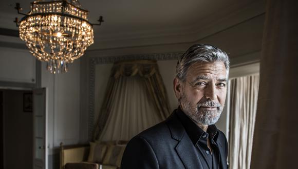 US actor George Clooney in Stockholm, Sweden, March 13, 2019. (Photo by Anette Nantell / Dagens Nyheter / TT / Sipa USA)
