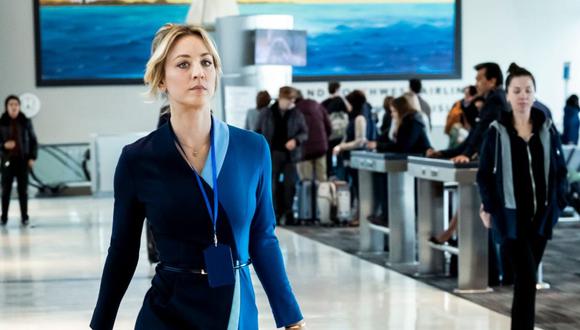 'The flight attendant', protagonizada por Kaley Cuoco, una de las series exclusivas que ofrece HBO Max en su parrilla de contenido. (HBO Max)