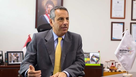 Manuel Montes Boza, Superintendente Nacional de Registros Públicos. Foto: Sunarp