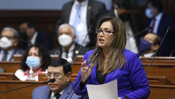 Magaly Ruiz, congresista de APP, se salvó de la suspensión en la comisión de Ética. (Foto: Congreso)