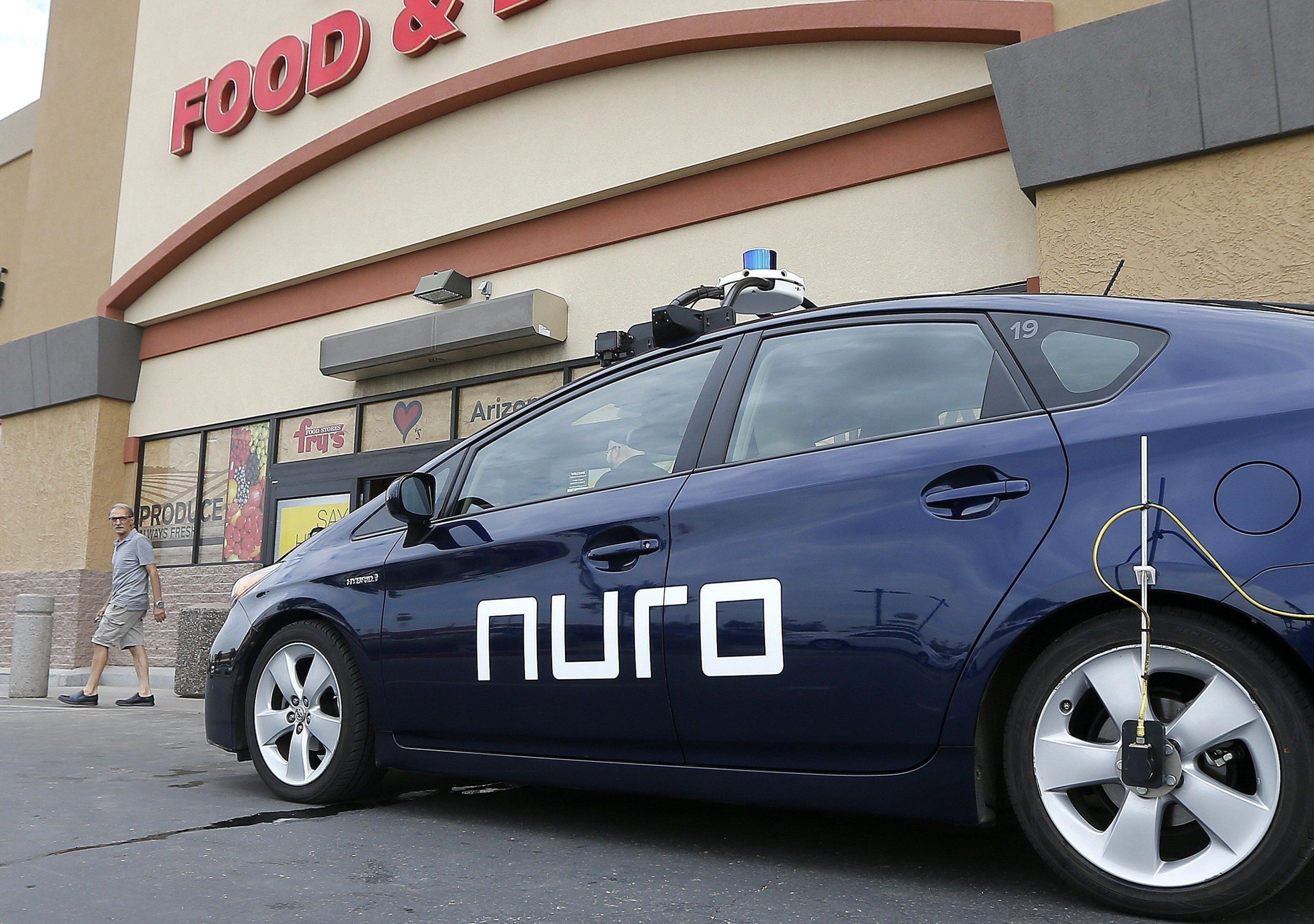 Vehículo de la empresa Nuro. (Foto: AP)