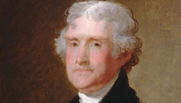 Thomas Jefferson fue uno de los padres fundadores de los Estados Unidos de América (Foto: Gilbert Stuart / National Portrait Gallery)
