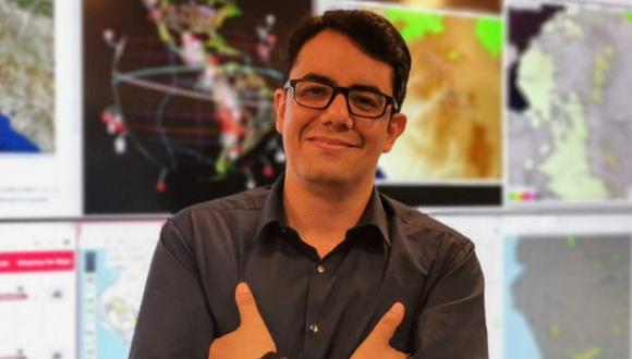 Patricio Valderrama es PhD en Ciencias de la Tierra, vocero de la aplicación Sismo Detector y muy activo en redes sociales. (Foto: archivo personal)