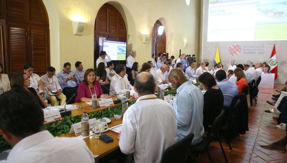Ayer se realizó el IV Gabinete Binacional en la ciudad de Cartagena de Indias (Colombia).