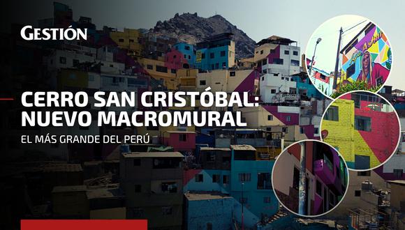 Cerro San Cristóbal: la historia detrás del colorido macromural más grande  del Perú | NNAV | VR | VIDEO | VIDEOS | GESTIÓN
