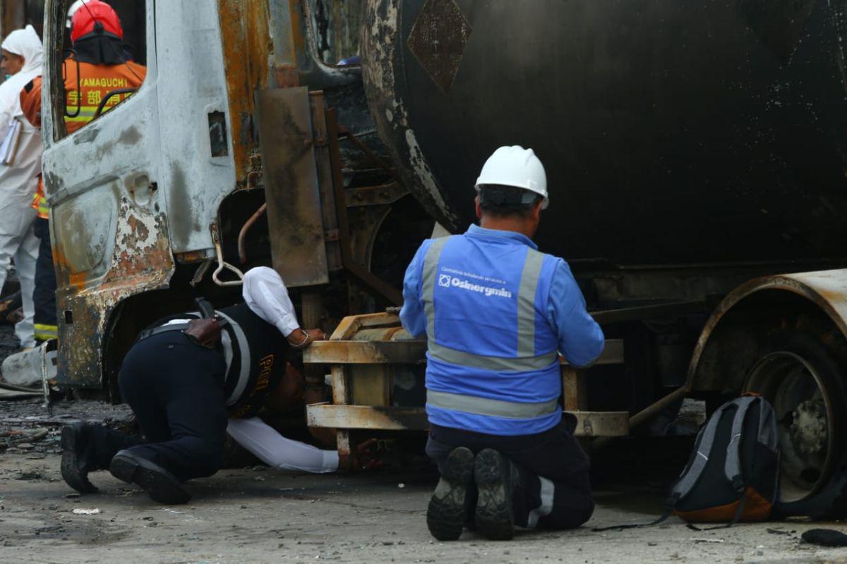 Minem viene monitoreando, a través del Centro de Operaciones de Emergencia del sector, las causas del suceso para determinar si el camión que transportaba GLP  (Foto: GEC)