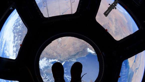 Scott Kelly tomó fotos a través de la cúpula de la Estación Espacial. (Foto: Difusión)