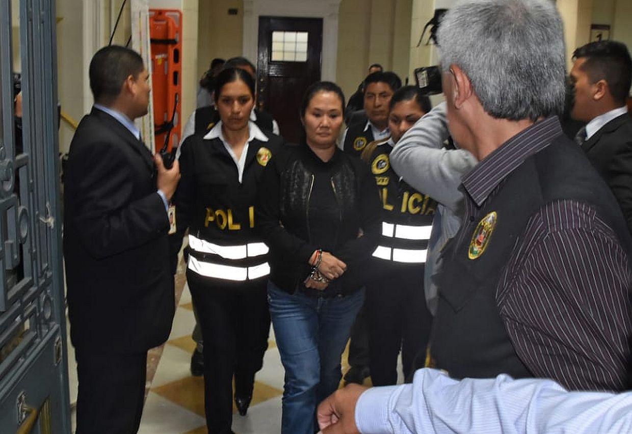 La lideresa de Fuerza Popular, Keiko Fujimori, permanece en el Penal Anexo de Mujeres de Chorrillos desde el 1 de noviembre. (Foto: Poder Judicial)