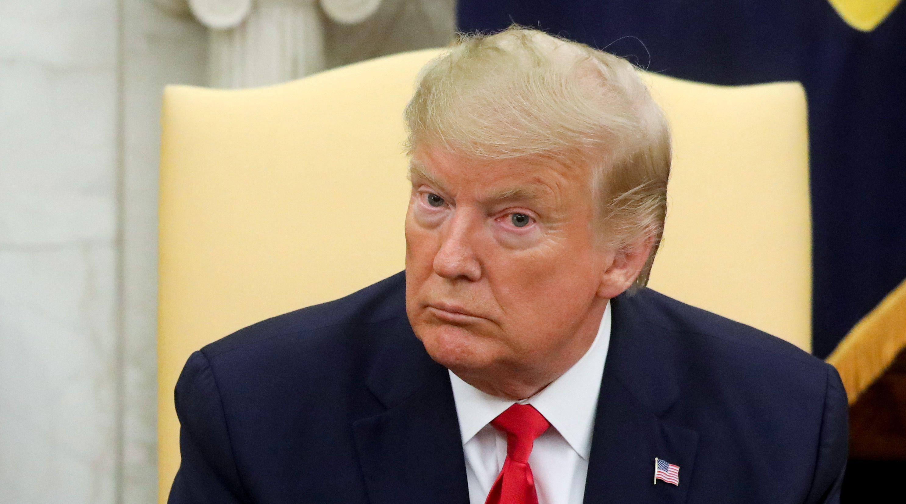 La acusación contra Trump, el tercer presidente en ejercicio en ser sometido a juicio en la historia de Estados Unidos, fue oficialmente transmitida el miércoles al Senado. (Foto: Reuters)