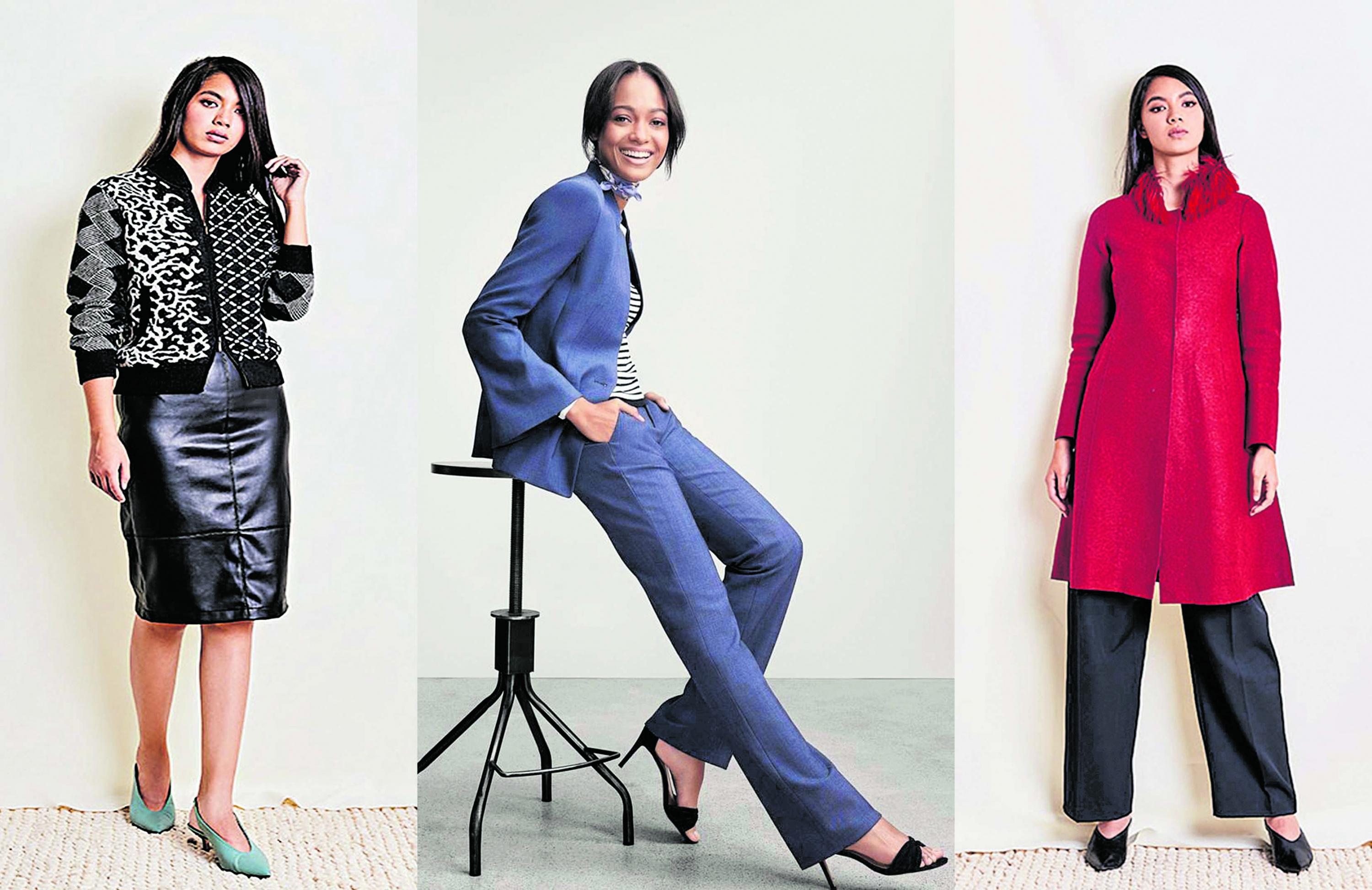 El abrigo rojo no compite con otros elementos del look. El pañuelo aporta elegancia, y el look monocolor destaca con el color en los zapatos.