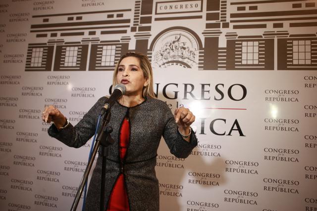 Maritza García fue una de las congresistas que renunció a Fuerza Popular con Kenji Fujimori. (Foto: GEC)