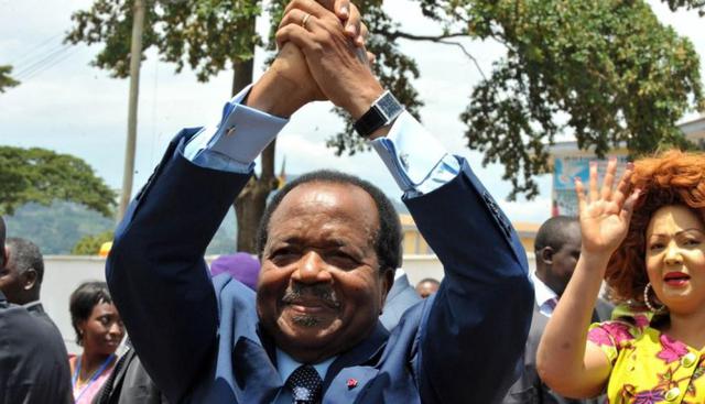 El camerunés Paul Biya, de 86 años, 37 de ellos en el poder, fue reelegido en 2018. (Foto: AFP)