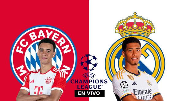 Jamal Musiala (Bayern Múnich) y Jude Bellingham (Real Madrid) son el presente y futuro de ambos clubes en este partido de la Champions League. (Foto: AFP)