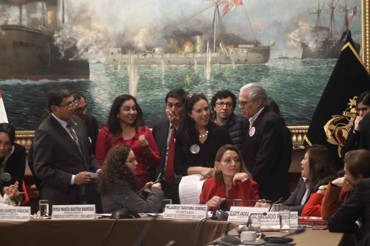 La Comisión de Constitución deberá debatir el proyecto de adelanto de elecciones. (Foto: Violeta Ayasta / GEC)