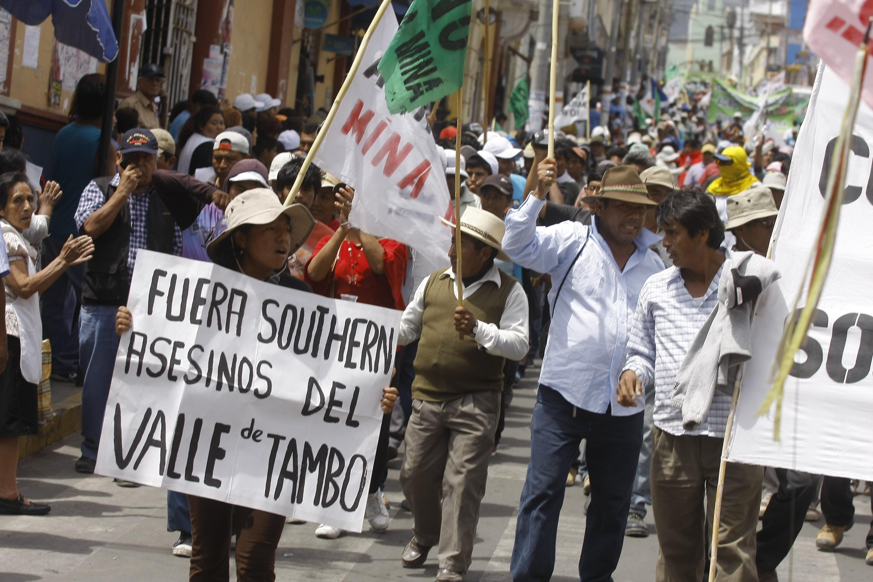 Pablo de la Flor señaló que las protestas por Tía María han tenido un "efecto contagio" con Quellaveco. (Foto: GEC)