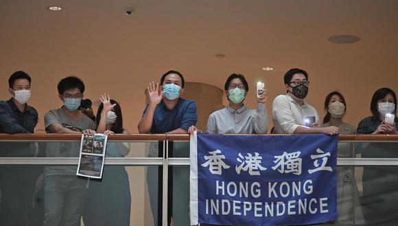 La oposición prodemocracia de Hong Kong lamentó que el Legislativo chino aprobase una ley de seguridad nacional para el territorio y aseguraron que se trata del "fin" de la ciudad semiautónoma. (Foto: Anthony WALLACE / AFP)