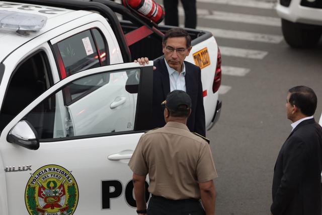 "Ya no tendremos cementerios de patrulleros en las comisarías", aseveró Vizcarra. (Foto: Anthony Niño de Guzmán / GEC)